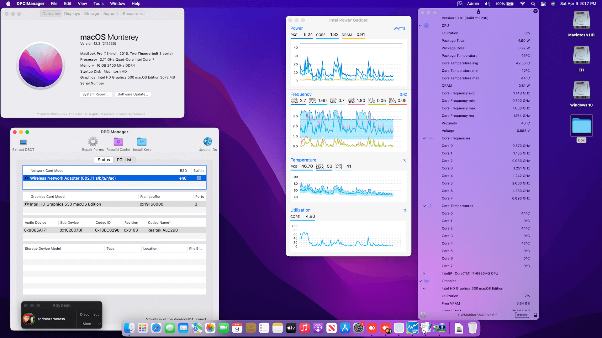 Dell Precision 5520 Touchscreen [SkyLake + Intel HD 530 + PS2]   OpenCore 1